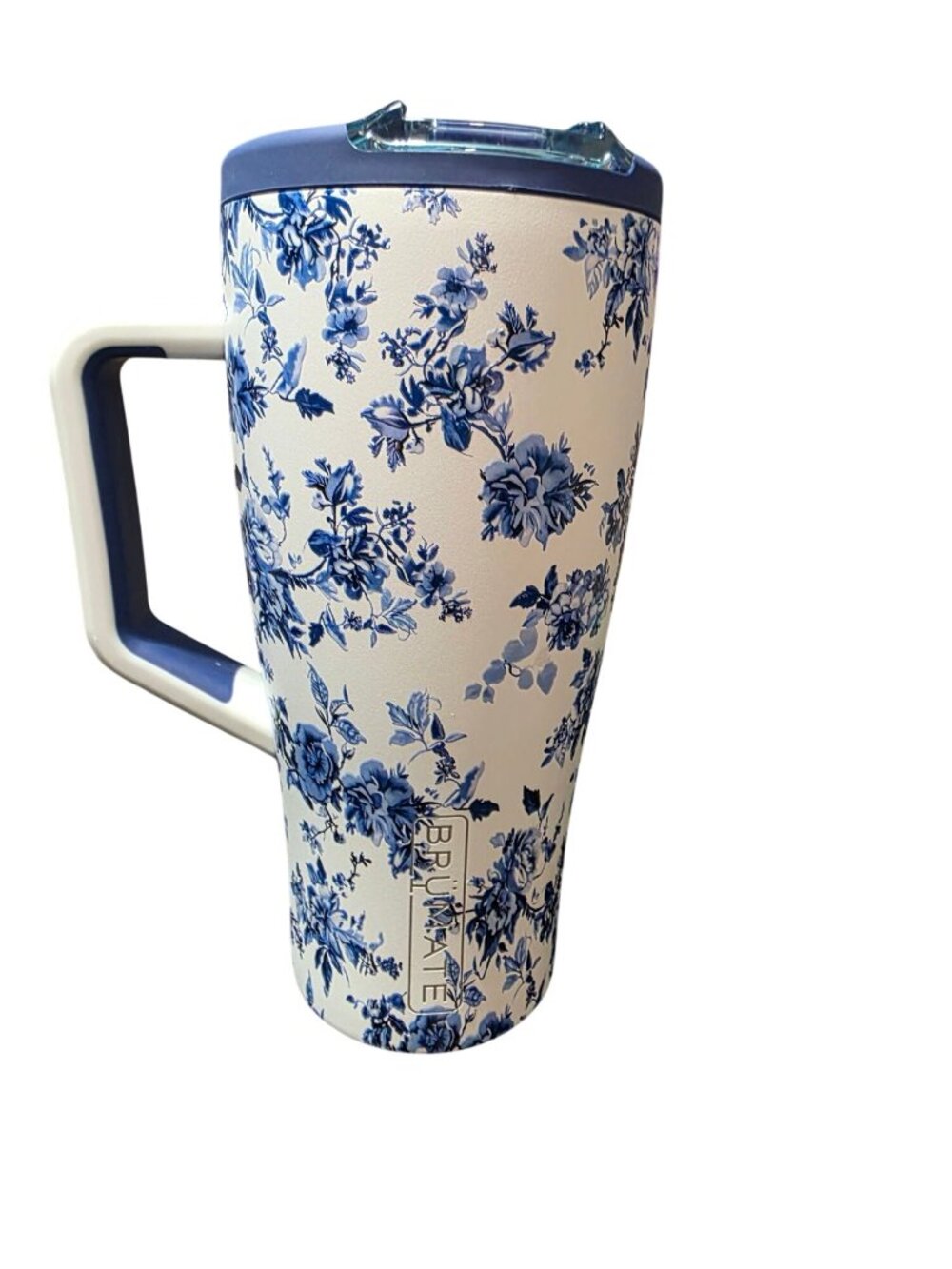 BrüMate Era 30oz Sorrento Blue White Floral Leakproof Tumbler Limited Edition